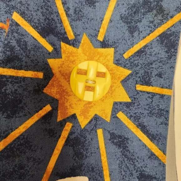 VINTAGE Noahs Ark Vest Handmade Handcrafted Reversible Grandma Core Size Large - Picture 4 of 6